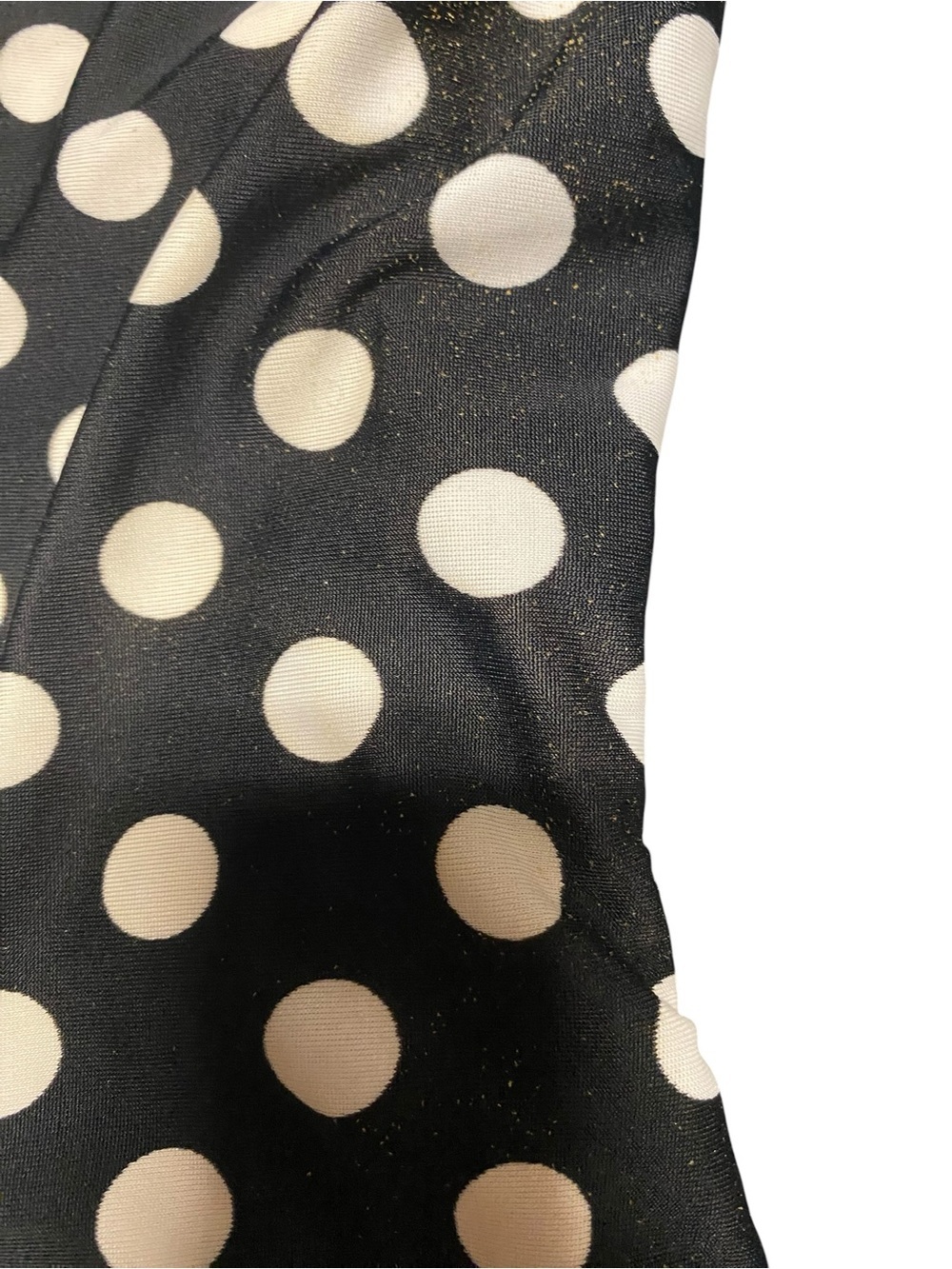Vintage 50's Retro Black White Polka Dot retro pin up Bathing Suit One Piece - Picture 12 of 12